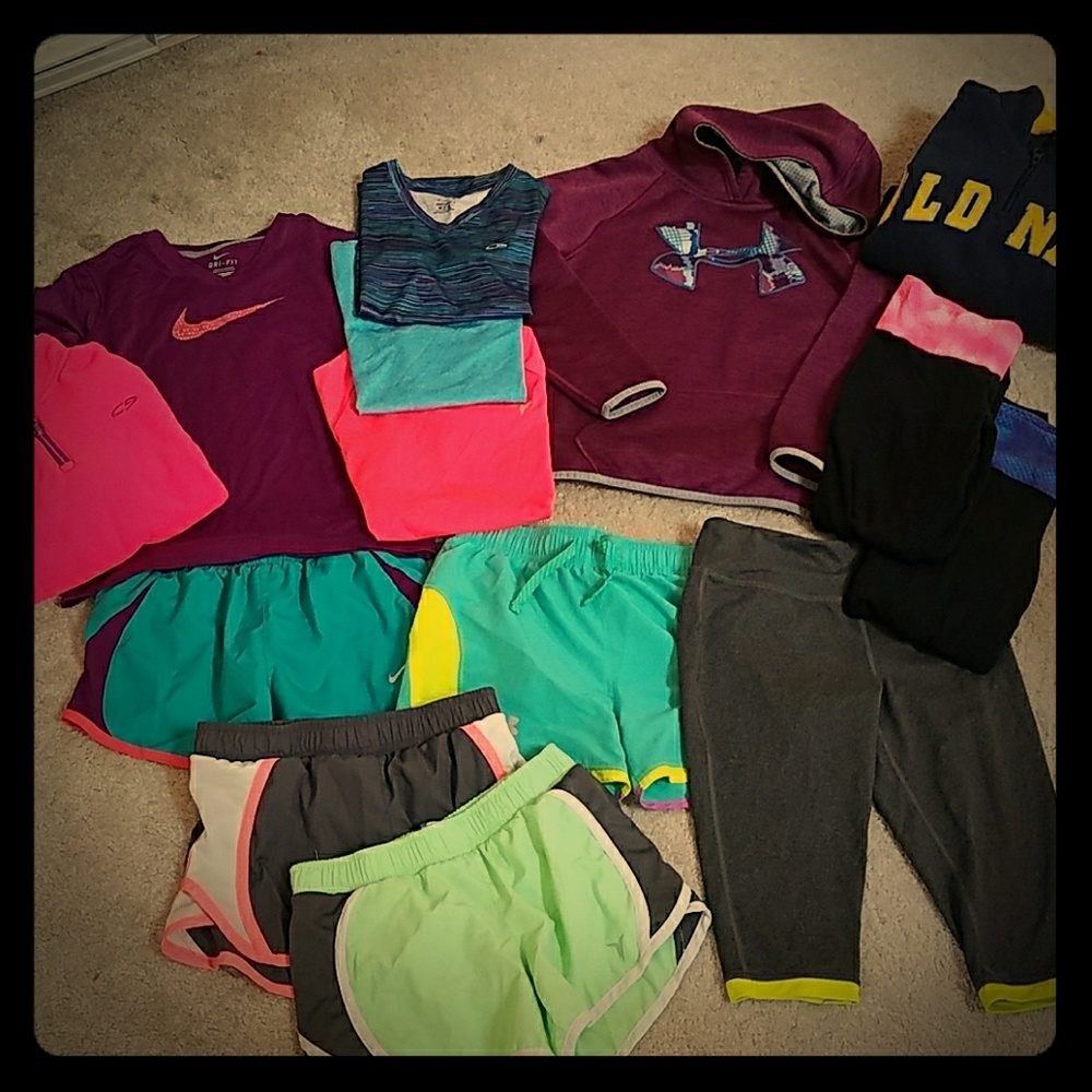 Lot of Girls athletic wear size M 7/8